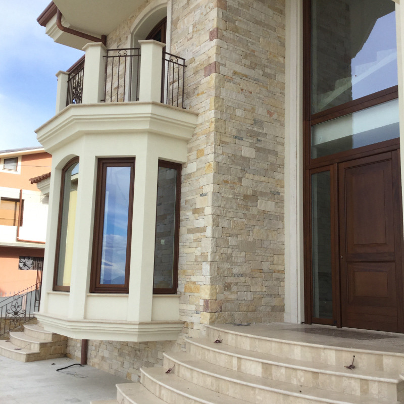 Parement Pierre de Gascogne - Angle - Mixt Dimension - Epaisseur 2/2,5cm - Tambouriné -