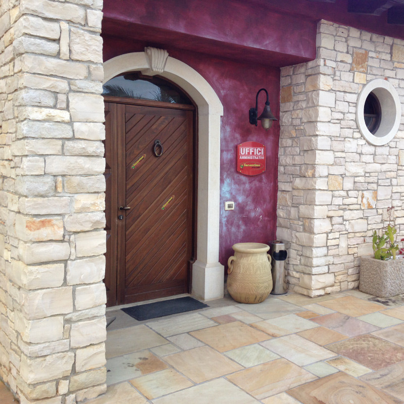 Parement d'angle Pierre de Gascogne - Dimensions mixtes - Épaisseur 2,5/3cm -