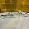 Poignée - Laiton - Corde - ≈25x5cm - Ciselée -