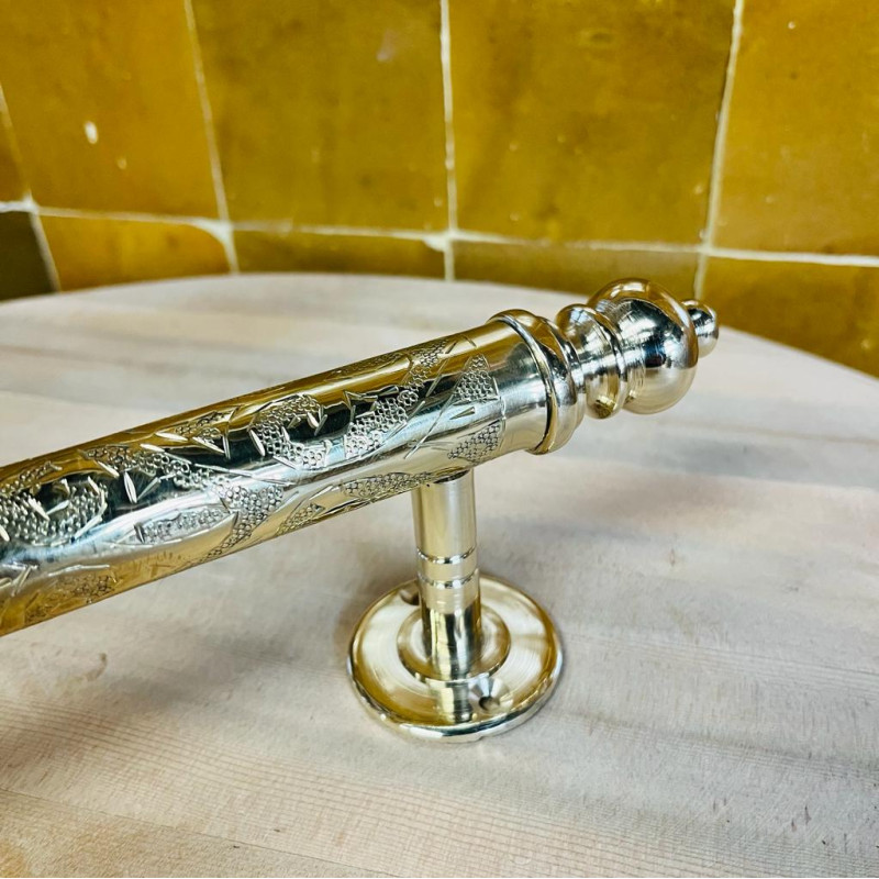 Poignée - Laiton - Baton de Bergé - Ciselée - S / M / L -