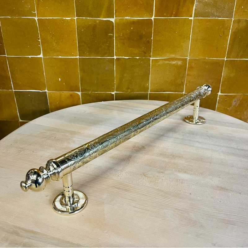 Poignée - Laiton - Baton de Bergé - Ciselée - S / M / L -