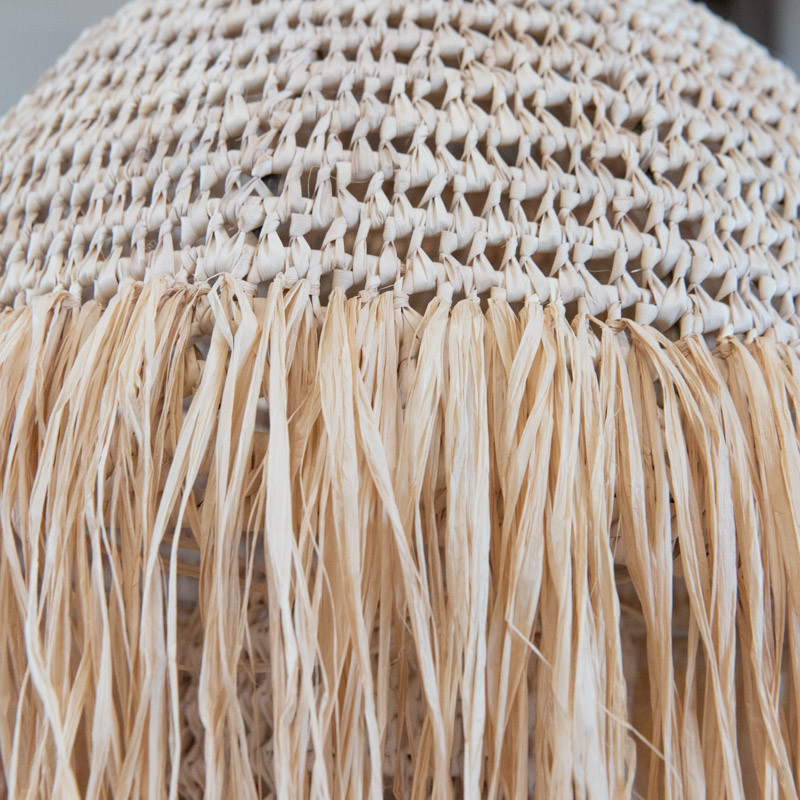 Champignon - Luminaire Doum & Raphia -