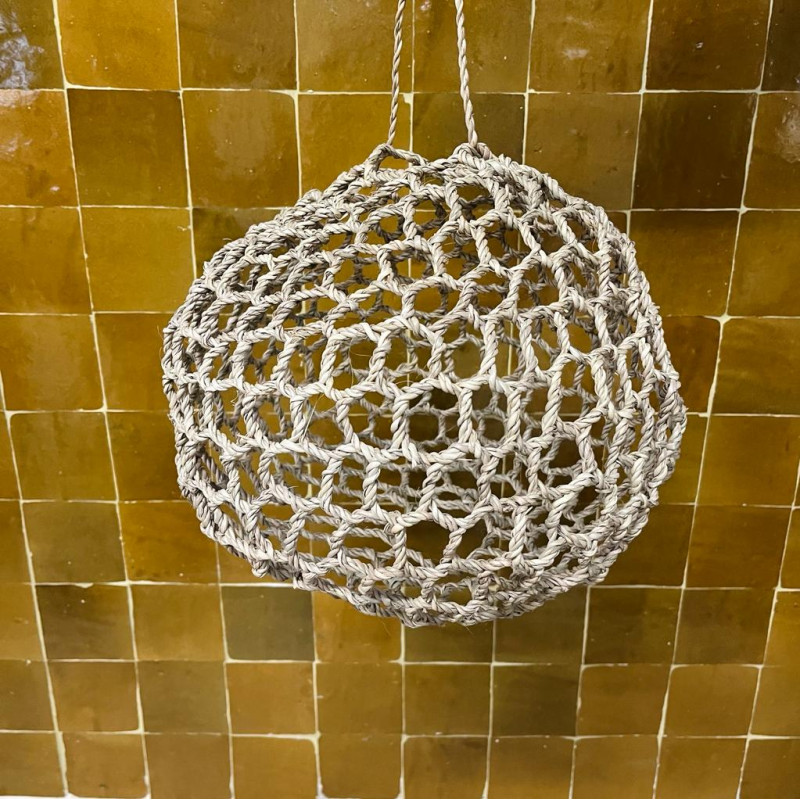 Luminaire Artisanal - Corde - Marine -