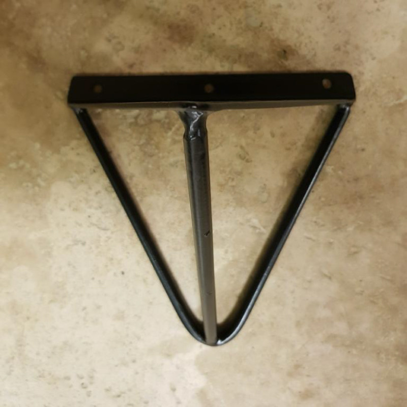 Support étagère fer forgé - Epingle -