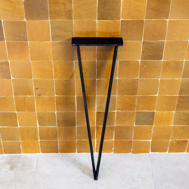 Pied - Métal - Epingle Plate - Hauteur 40cm et 71cm -