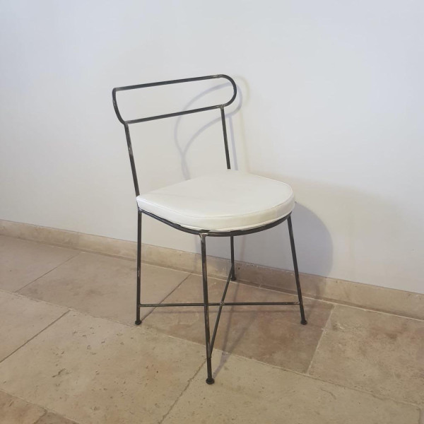 Chaise en fer forgé - Épurée -