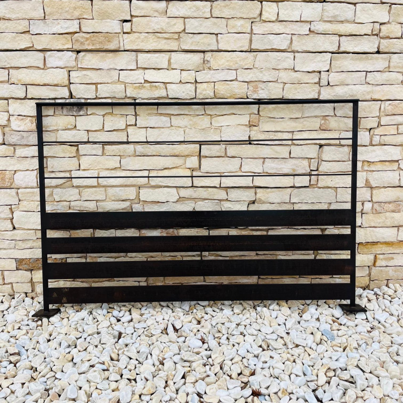 Garde Corps Droit - Métal - Contemporain - Hauteur 1 Finie -