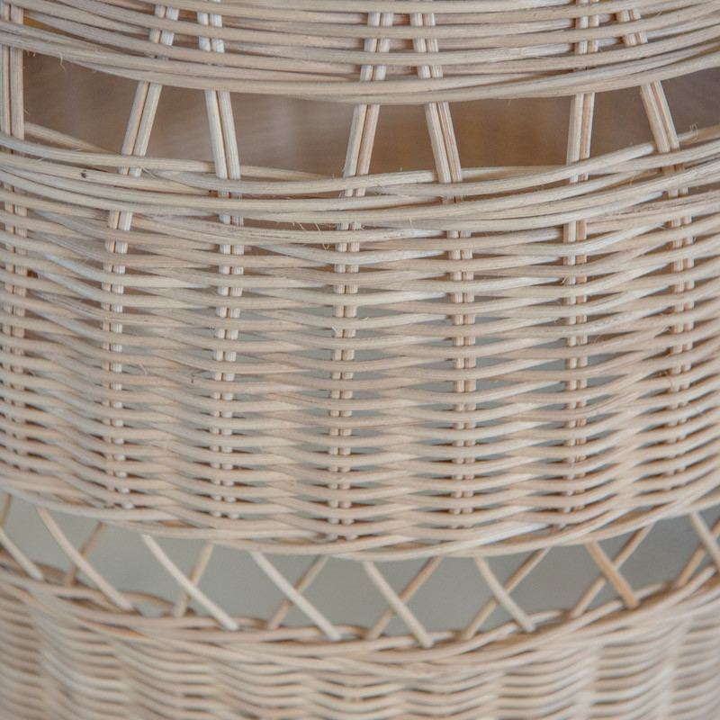 Suspension Olivia en rotin - ⌀ 40cm - Hauteur 58cm -