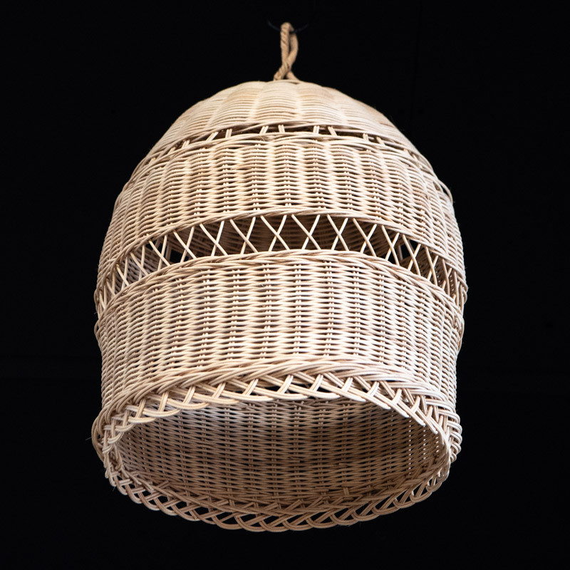 Suspension Olivia en rotin - ⌀ 40cm - Hauteur 58cm -