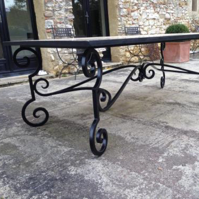 Pied fer forgé - Normand -