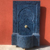 Fontaine Zellige - Aladin - Bleu Glaz - 120x80cm - Pompe & Crachoir Laiton -