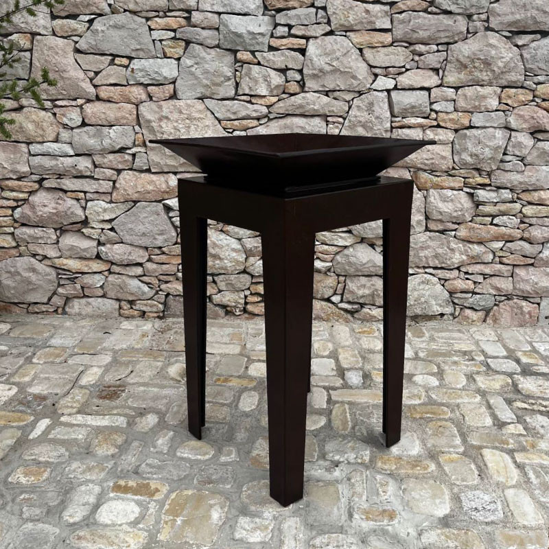 Brasero - Métal - 60x60x100cm - Design -