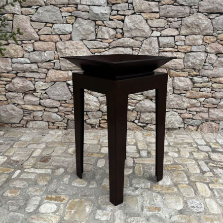 Brasero - Métal - 60x60x100cm - Design -
