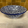 Vasque Zellige X à poser - ø 40cm - Hauteur 15cm - Vasque Zellige X à poser - ø 40cm - Hauteur 15cm -
