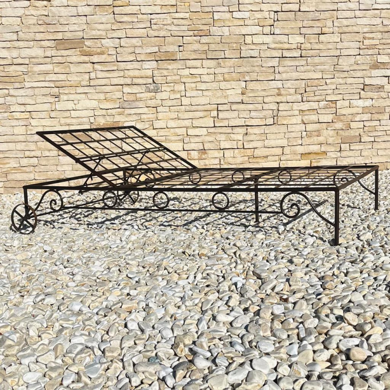 Bain de soleil - Fer Forgé - Domaine Double XXL -