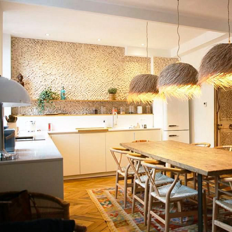 Parement Travertin - Filet Résiné - Premier choix Light - 2,5 / 2,5cm - 2cm - Eclaté -