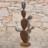 Sculpture en métal - Figuier de Barbarie - ≈80x40cm -