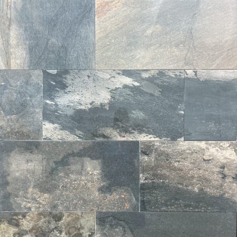 Carrelage Bali Ardoise Multicolore - 60/30cm - Epaisseur 9mm -