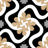 Carreaux de Ciment - Karine - 20x20cm ≈ 18mm - Carreaux de Ciment - Karine - 20x20cm ≈ 18mm -