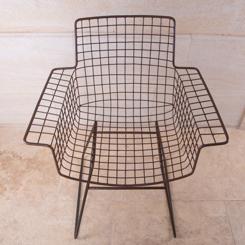 Chaise en Métal - Fauteuil Grillage -