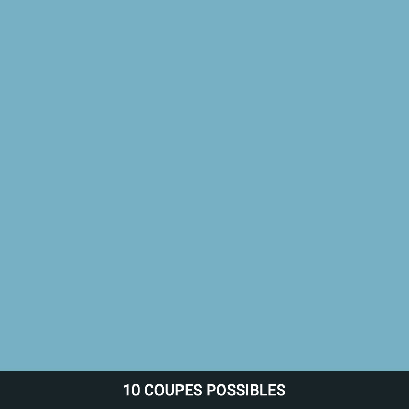 Carrelage - Véritable Zellige de Fès - Bleu Azur -