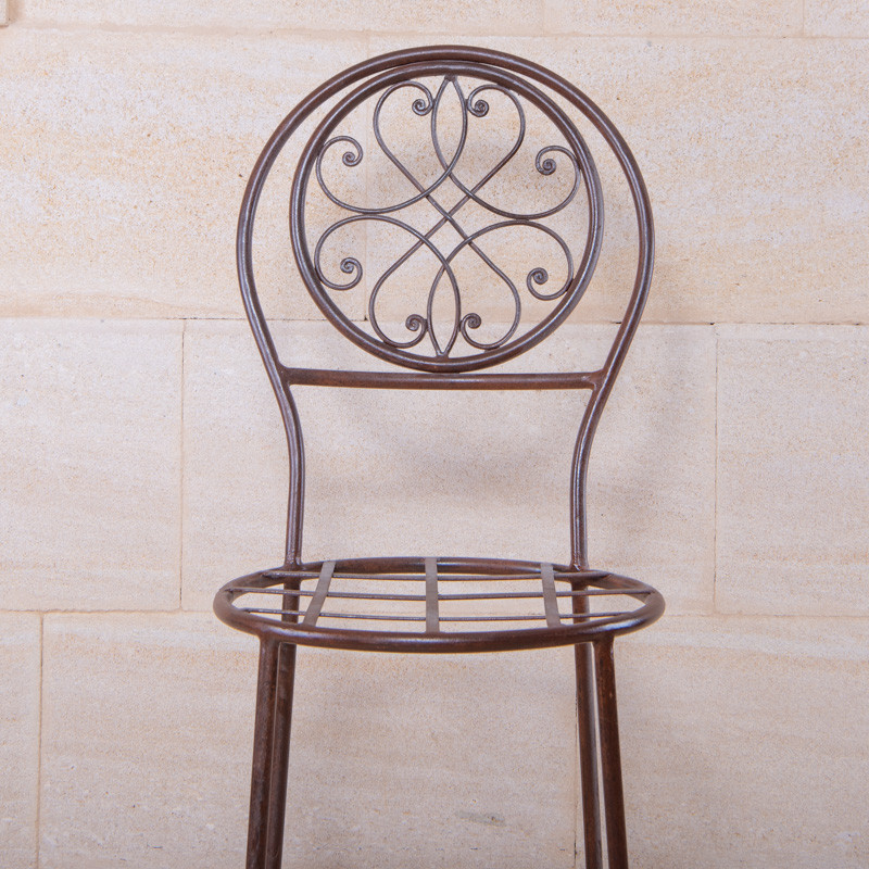 Chaise en fer forgé - Andalouse -