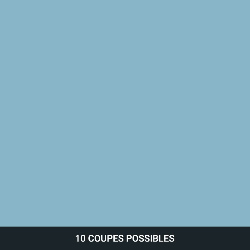 Carrelage - Véritable Zellige de Fès - Soie Bleue -