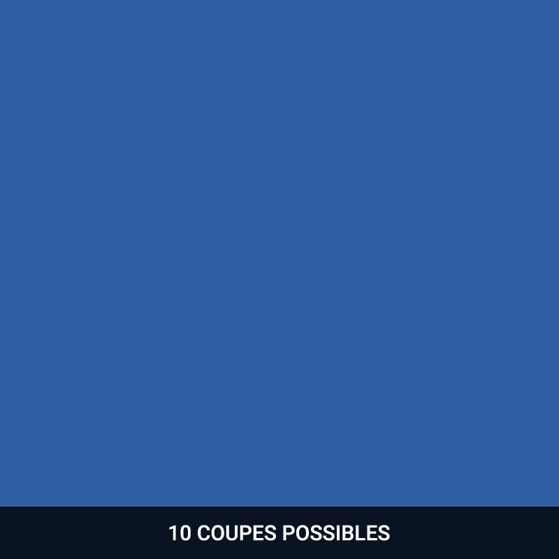 Carrelage - Véritable Zellige de Fès - Bleu Saphir -