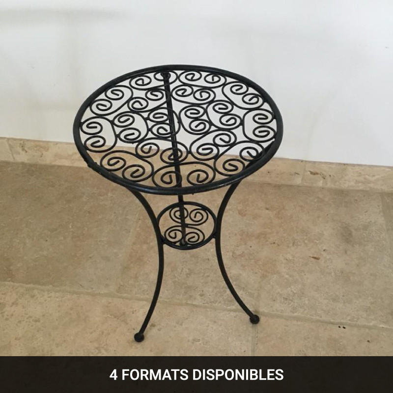 Table Basse Slimania - Fer Forgé - 4 tailles disponibles -