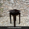 Brasero - Métal - 60x60x100cm - Design -