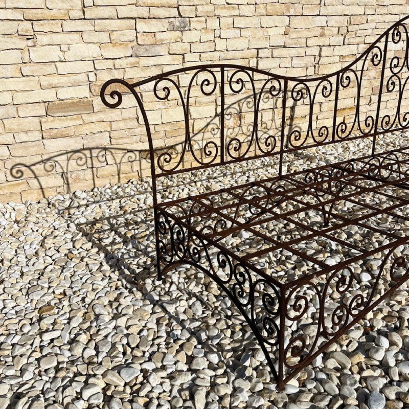 Méridienne - Fer Forgé - Vague - S / M / L -