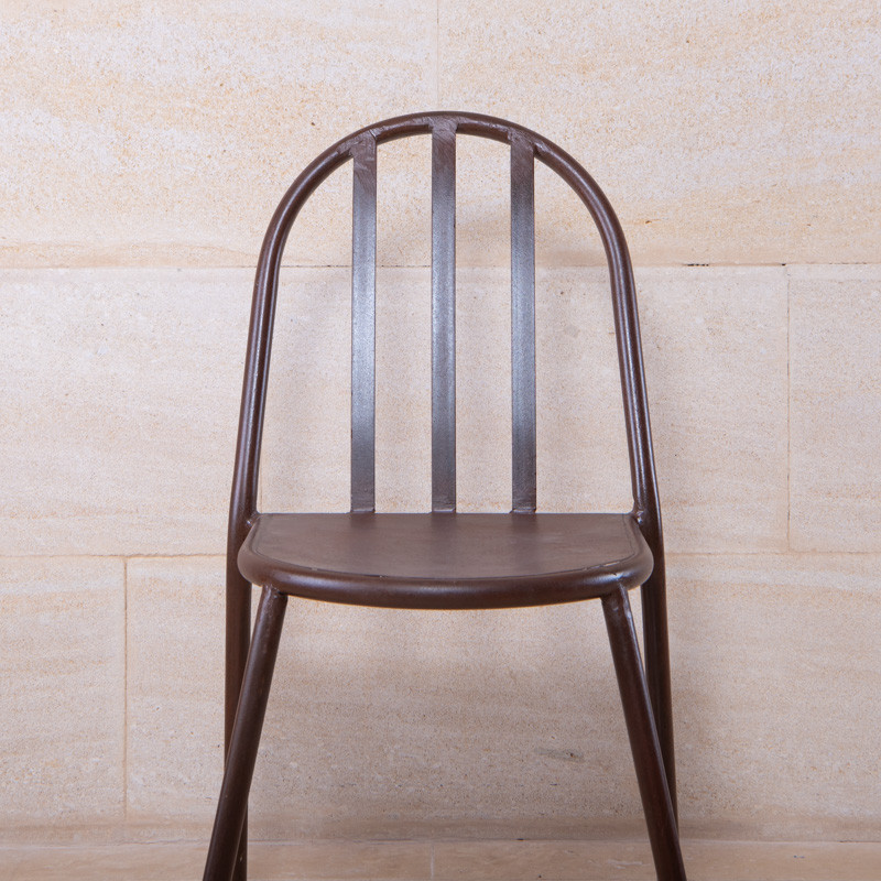 Chaise en métal - Tubulaire -