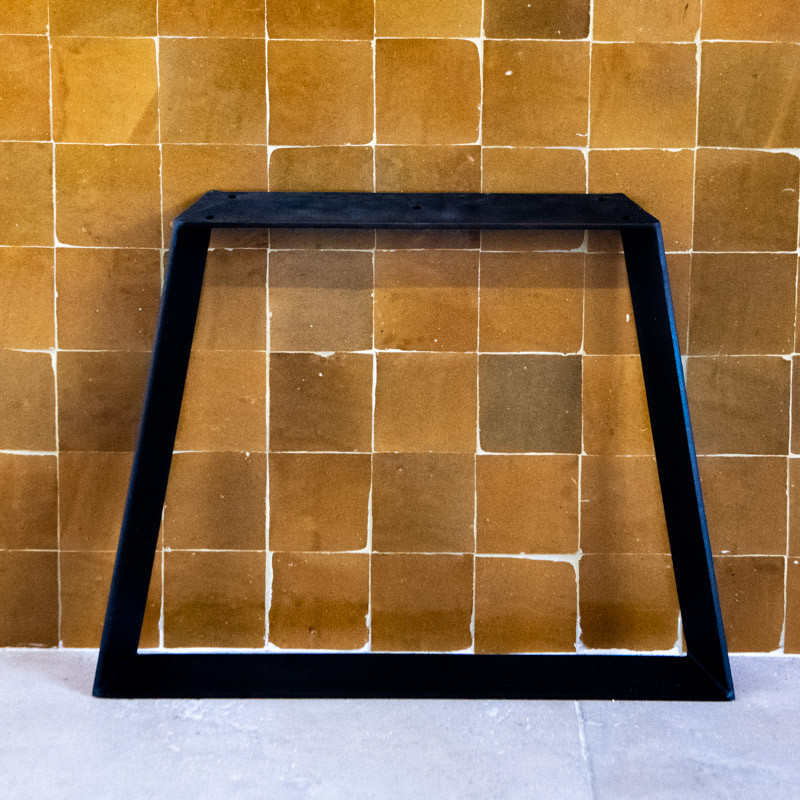 Pied - Métal - Trapèze Fer Plat Incliné I - S / M / L / XL -