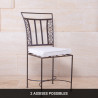 Chaise en fer forgé - Italienne - Chaise en fer forgé - Italienne -
