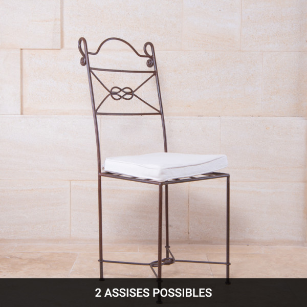 Chaise en fer forgé - Occitane -