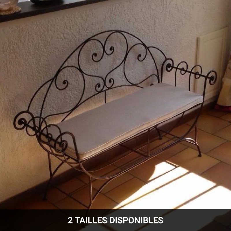 Banc - Fer Forgé - Rome - M / L -