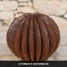 Sculpture Métal - Cactus Boule - ≈d40cm -