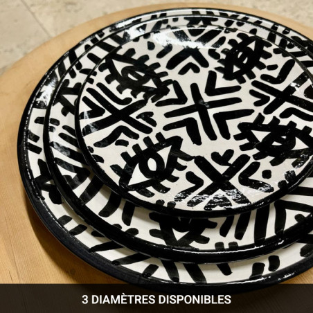 Assiette Artisanale - Emaillé - V - S / M / L -