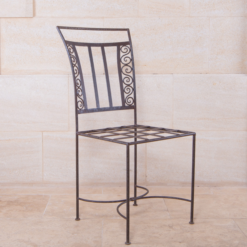 Chaise en fer forgé - Italienne -