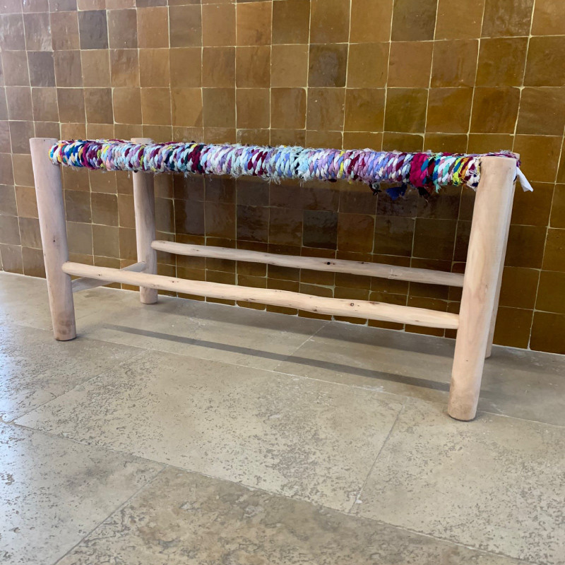 Banc - Bohème - Coloré - 1m -