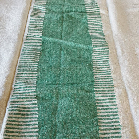 Tapis Kilim Vert - XXII - 290/190cm -