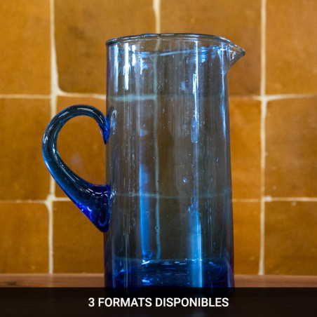 Carafe Beldi Evasée - Bleue - Taille au choix S / M / L -