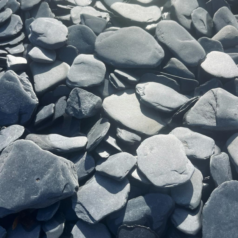 Pétales / Paillettes d'ardoise arrondies - Bigbag 1T - 24/40mm -