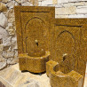 Fontaine Zellige - Aladin - Miel - 120x80cm - Pompe & Crachoir Laiton -