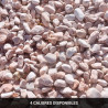 Galet de Marbre Rose Valencia - Filet de 20 kg - Galet de Marbre Rose Valencia - Filet de 20 kg -