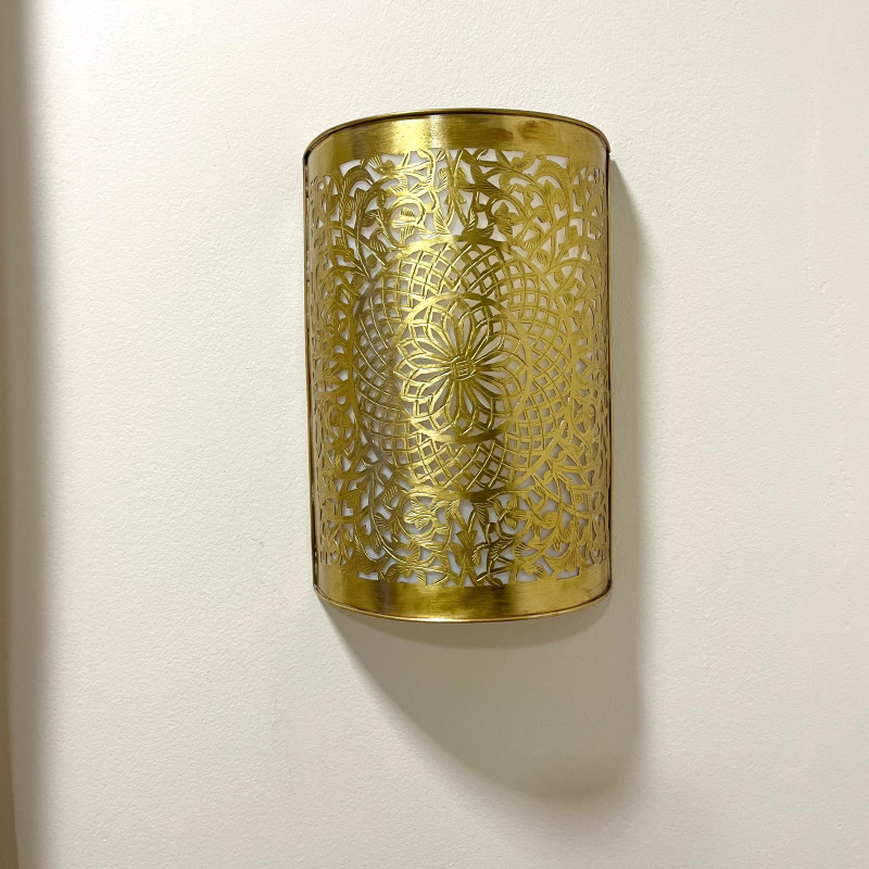 Applique Laiton - Rosace - Hauteur 25cm -