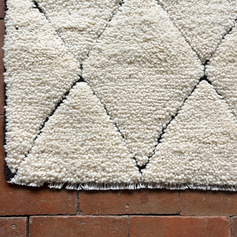 Tapis Khemisset III - 100% laine - ≈ 100 x 61 cm -