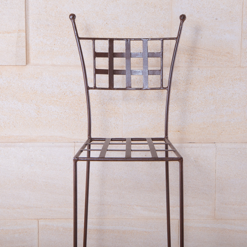 Chaise Bar Fer Forgé - Mini Provence - Hauteur 65cm -