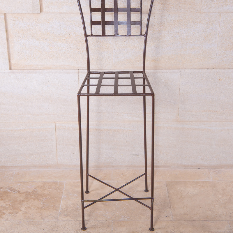 Chaise Bar Fer Forgé - Mini Provence - Hauteur 65cm -