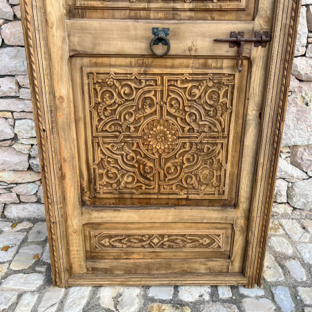 Porte marocaine - Dizi - bois massif de cèdre -